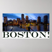 Boston Harbour Poster (Vorne)