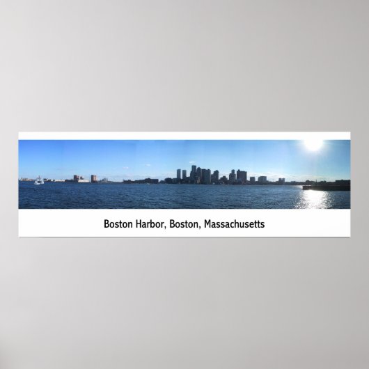 Boston Harbour Poster (Vorne)