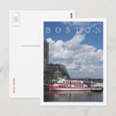 Boston Harbour Postkarte (Vorne/Hinten)