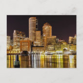 Boston Harbour Postkarte (Vorderseite)