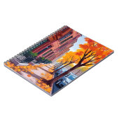 Boston Herbstlaub Wasserfarben Gemalt Notizblock (Linke Seite)