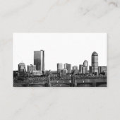 Boston Hochzeit in Urlaubsort Platzkarte (Rückseite)