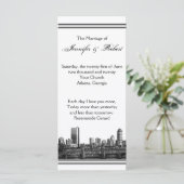 Boston-Hochzeit in Urlaubsort Programm (Stehend Vorderseite)