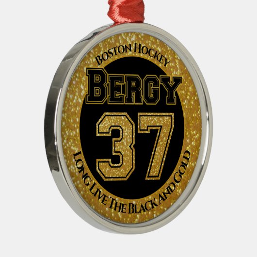 Boston Hockey Bergy 37 Ornament Aus Metall (Rechts)