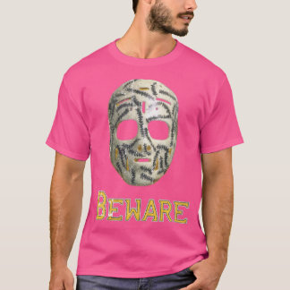 Boston Hockey Beware T-Shirt Klassiker 70er Torwar