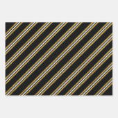 Boston Hockey Black and Gold Geschenkpapier Set (Vorderseite 3)