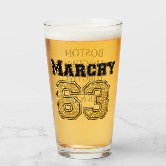 Boston Hockey Marchy 63 Glas (Vorne (Gefüllt))