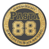 Boston Hockey Pasta 88 Eishockey Puck (Vorderseite)