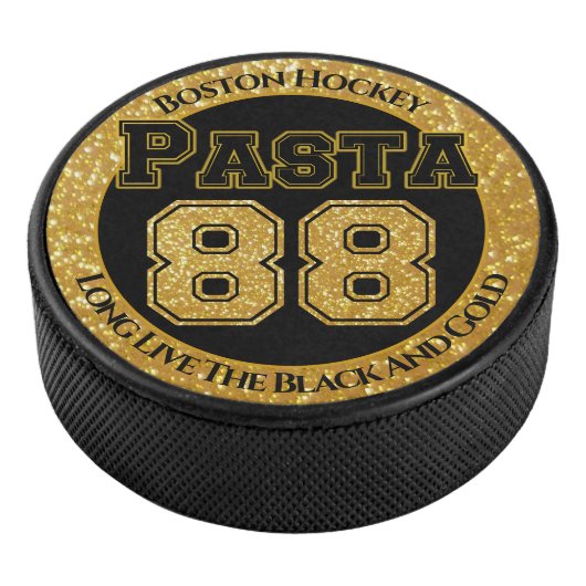 Boston Hockey Pasta 88 Eishockey Puck (3/4)