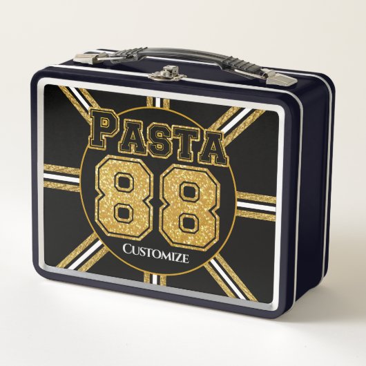 Boston Hockey Pasta 88 Metall Brotdose (Vorderseite)