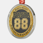 Boston Hockey Pasta 88 Ornament Aus Metall (Links)