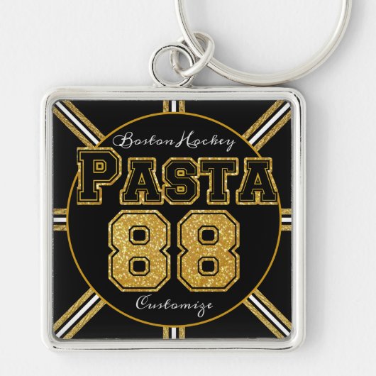 Boston Hockey Pasta 88 Schlüsselanhänger (Vorne)