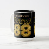 Boston Hockey Pasta 88 Zweifarbige Tasse (Vorderseite Links)
