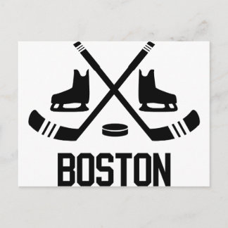 Boston Hockey Postkarte