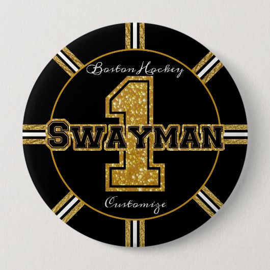 Boston Hockey Swayman 1 Button (Vorderseite)