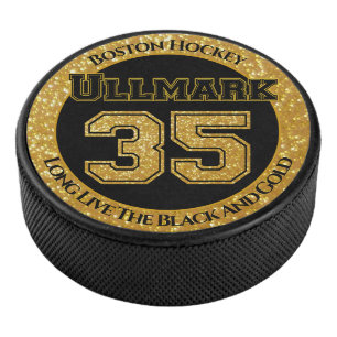 Boston Hockey Ullmark 35 Eishockey Puck