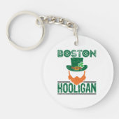 Boston Hooligan St Patricks Day Schlüsselanhänger (Vorderseite)