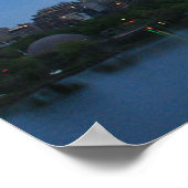 Boston in der Dämmerung Poster (Ecke)