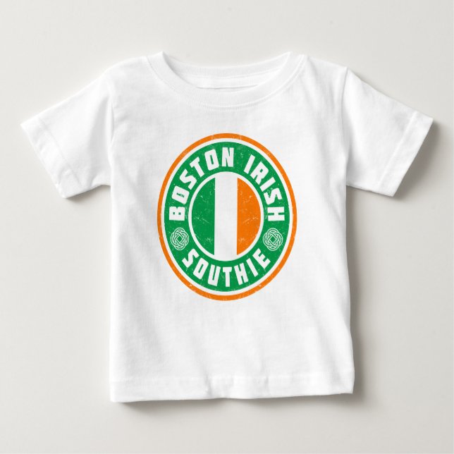 Boston-Iren Southie Baby T-shirt (Vorderseite)