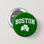 Boston-Irenst patrick Kleeblatt-Klee southi Button (Vorne & Hinten)
