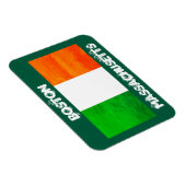 Boston Irisches Flaggen-Magnet – Massachusetts Sou Magnet (Rechte Seite)