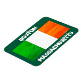 Boston Irisches Flaggen-Magnet – Massachusetts Sou Magnet (Linke Seite)