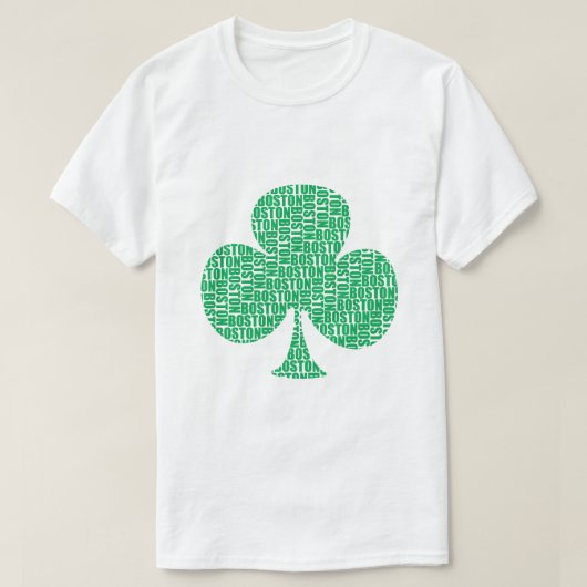 Boston Irish Clover T - Shirt (Design vorne)