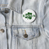 Boston Irish Kleeblatt Button (Beispiel)