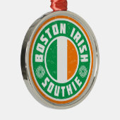 Boston Irish Southie Ornament Aus Metall (Rechts)