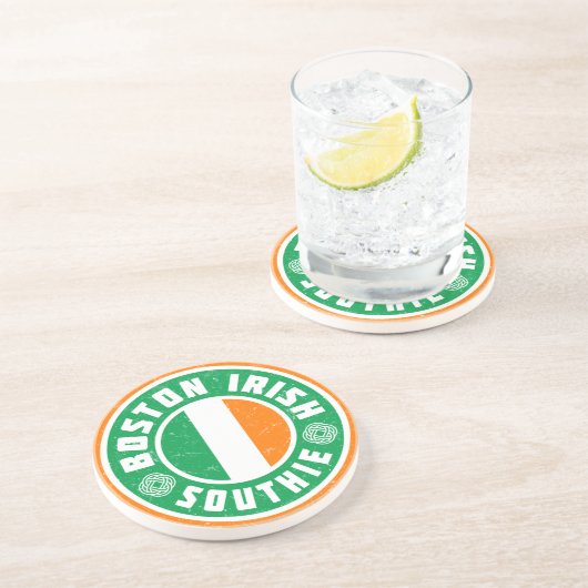 Boston Irish Southie Untersetzer (Seite)