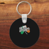 Boston Irish T - Shirt T - Shirt Schlüsselanhänger (Vorderseite)