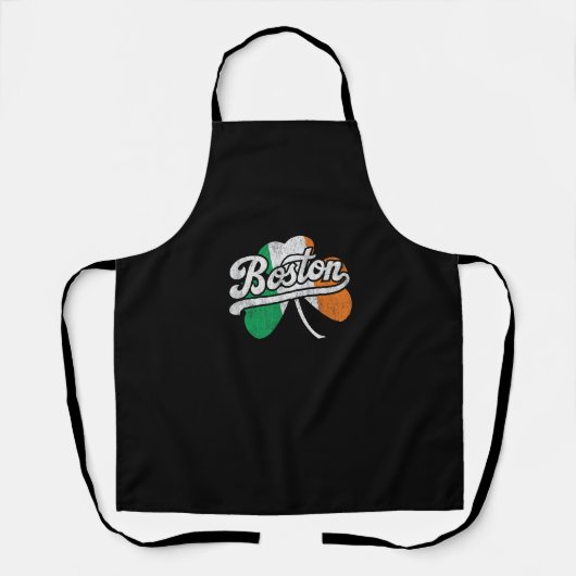 Boston Irish T - Shirt T - Shirt Schürze (Vorderseite)