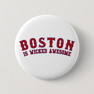 Boston ist böses fantastisches button