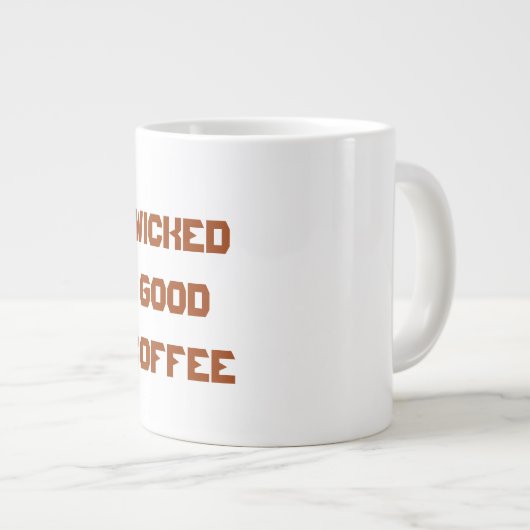 Boston-Kaffee-Tasse Jumbo-Tasse (Vorderseite Rechts)