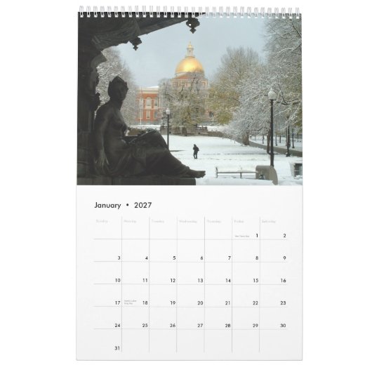 Boston-Kalender - 2012 Kalender (Jan 2027)