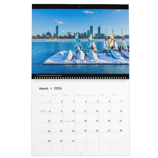 Boston-Kalender #2 Kalender (Mär 2026)