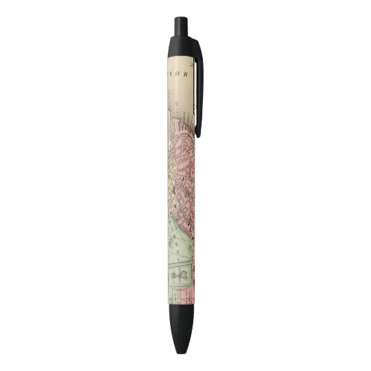 Boston-Karte durch Mitchell Kugelschreiber (Unterseite (Vertikal))