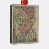 Boston-Karte durch Mitchell Ornament Aus Metall (Rechts)