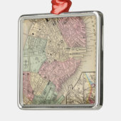 Boston-Karte durch Mitchell Ornament Aus Metall (Links)