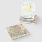 Boston-Karte durch Mitchell Steinuntersetzer (Seitenansicht)