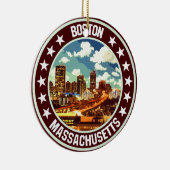 Boston Keramik Ornament (Rechts)