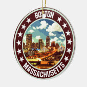 Boston Keramik Ornament (Links)