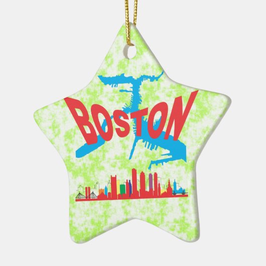 Boston Keramik Ornament (Links)
