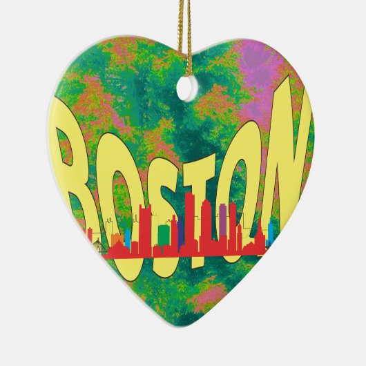 Boston Keramik Ornament (Rechts)