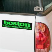 Boston, Kickassachusetts Autoaufkleber (Auf Lkw)