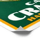 Boston Kings Highway-Markenzeichen Cranberry Label Poster (Ecke)