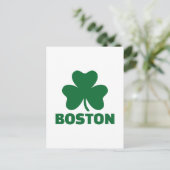 Boston-Kleeblatt Postkarte (Stehend Vorderseite)