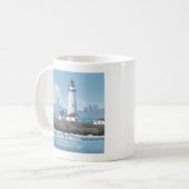 Boston Leuchtturm Kaffeetasse (Vorderseite Links)