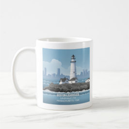 Boston Leuchtturm Kaffeetasse