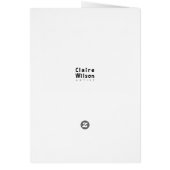 Boston Leuchtturm Karte (Hinten)